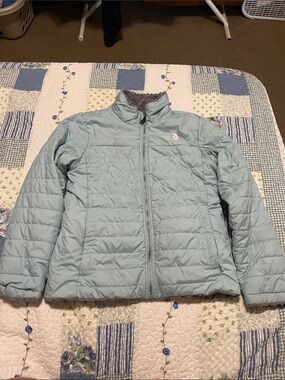 The North Face Pale Blue Quilted Jacket